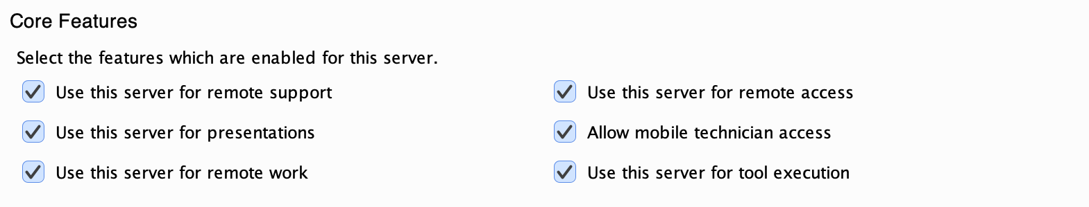 Features Screenshot
