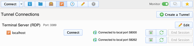 Connecting Screenshot