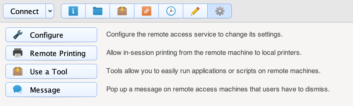 Remote Printing Action