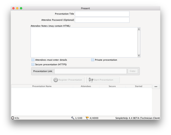 Presentation App Screenshot