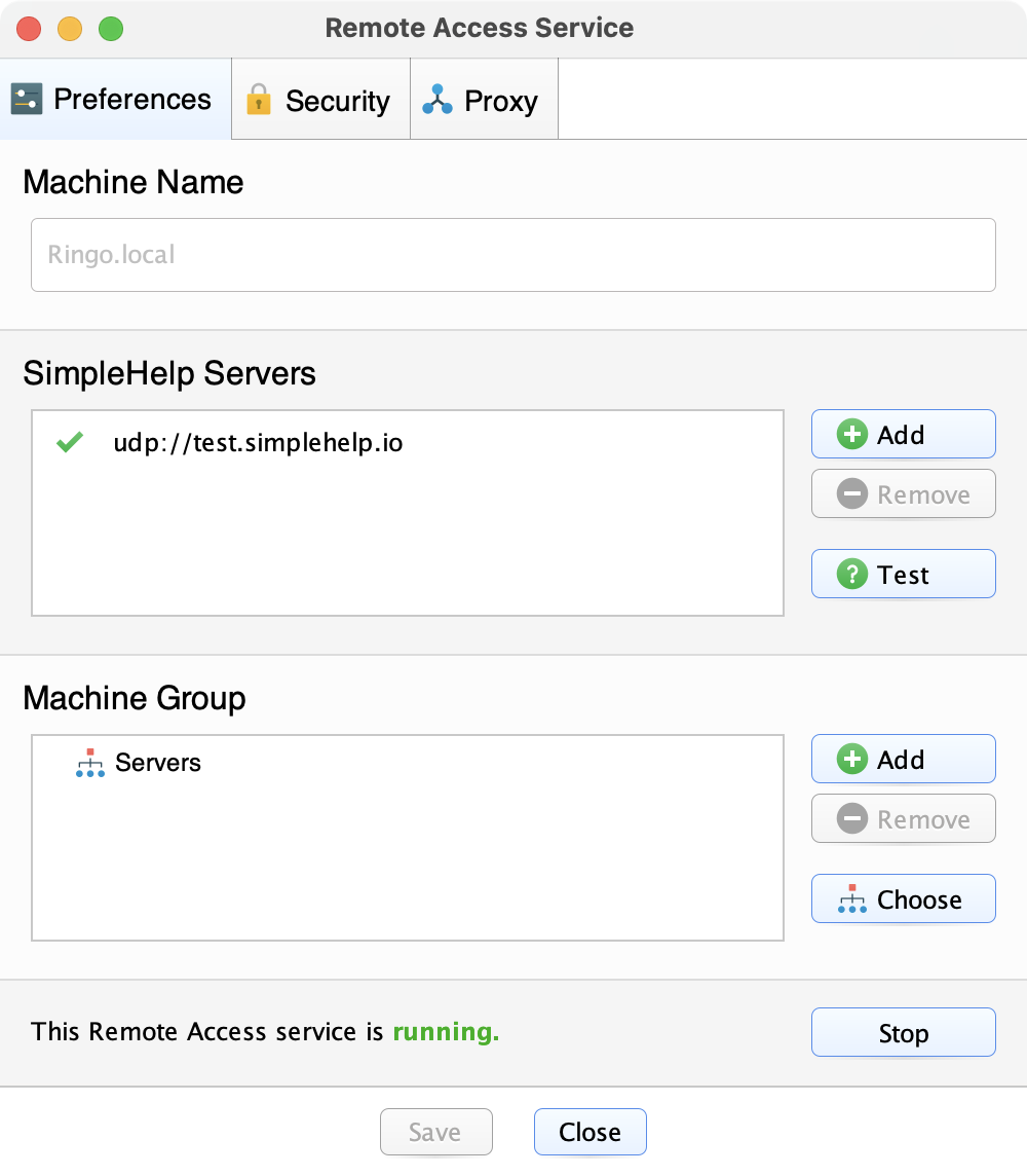 Preferences Screenshot