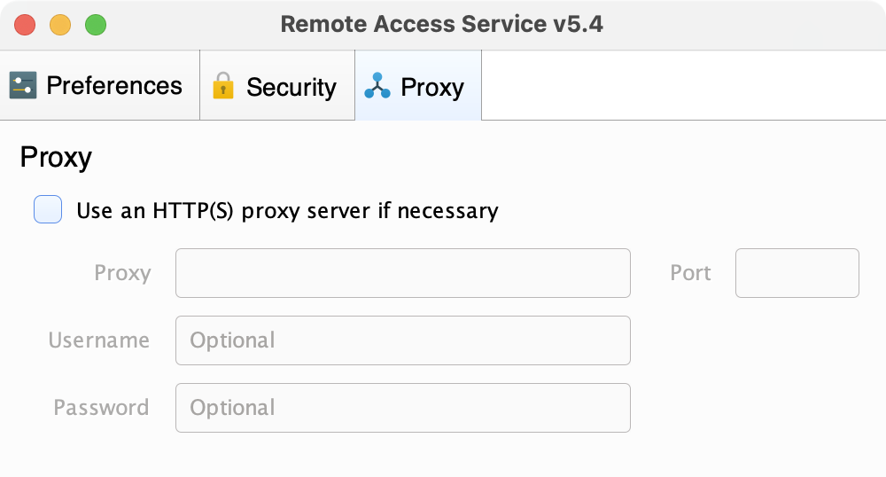 Proxy Screenshot