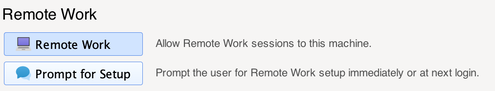 Remote Work Switch Screenshot