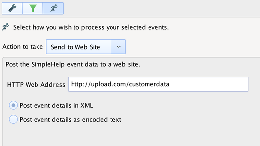 XML Upload Screenshot
