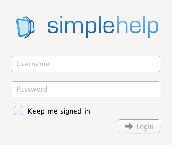 Login Screenshot