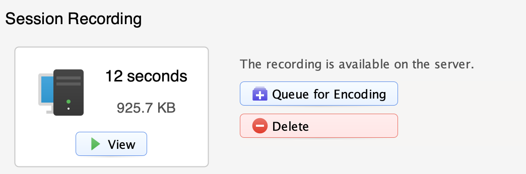 Recording Screenshot