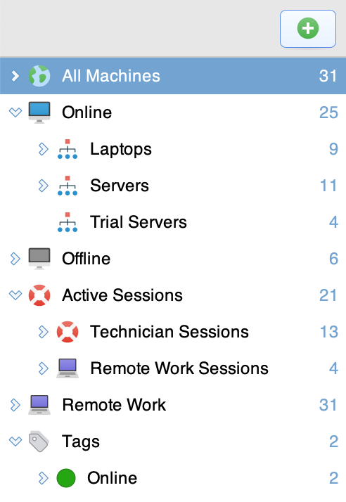 Hierarchy Screenshot