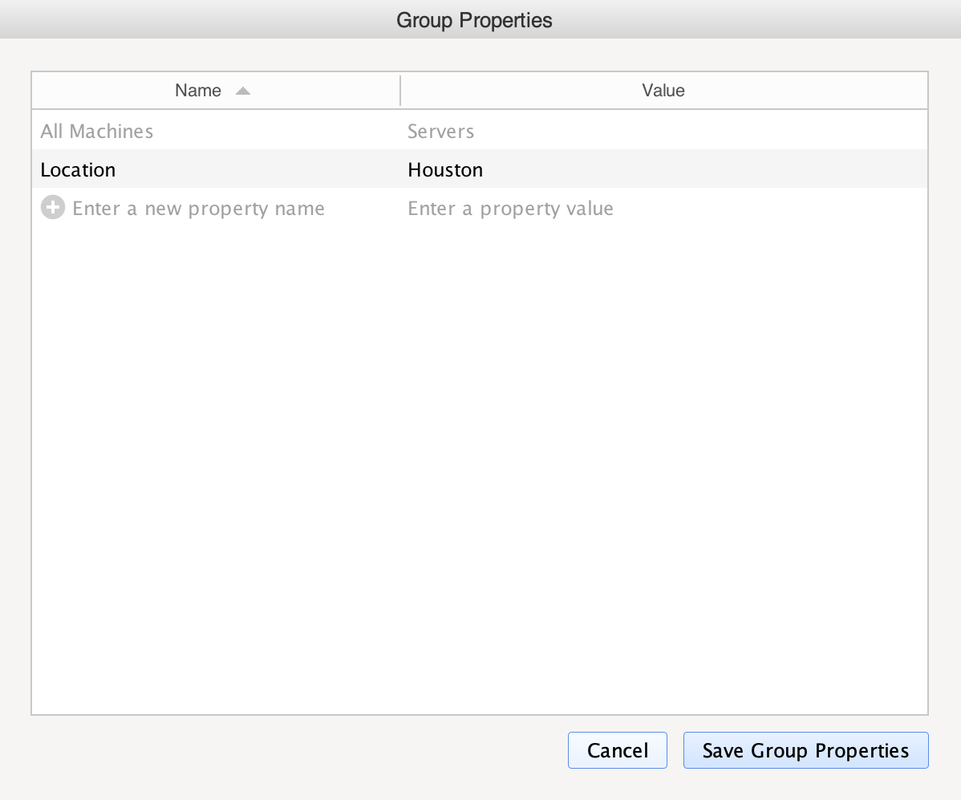 Group Properties Dialog Screenshot