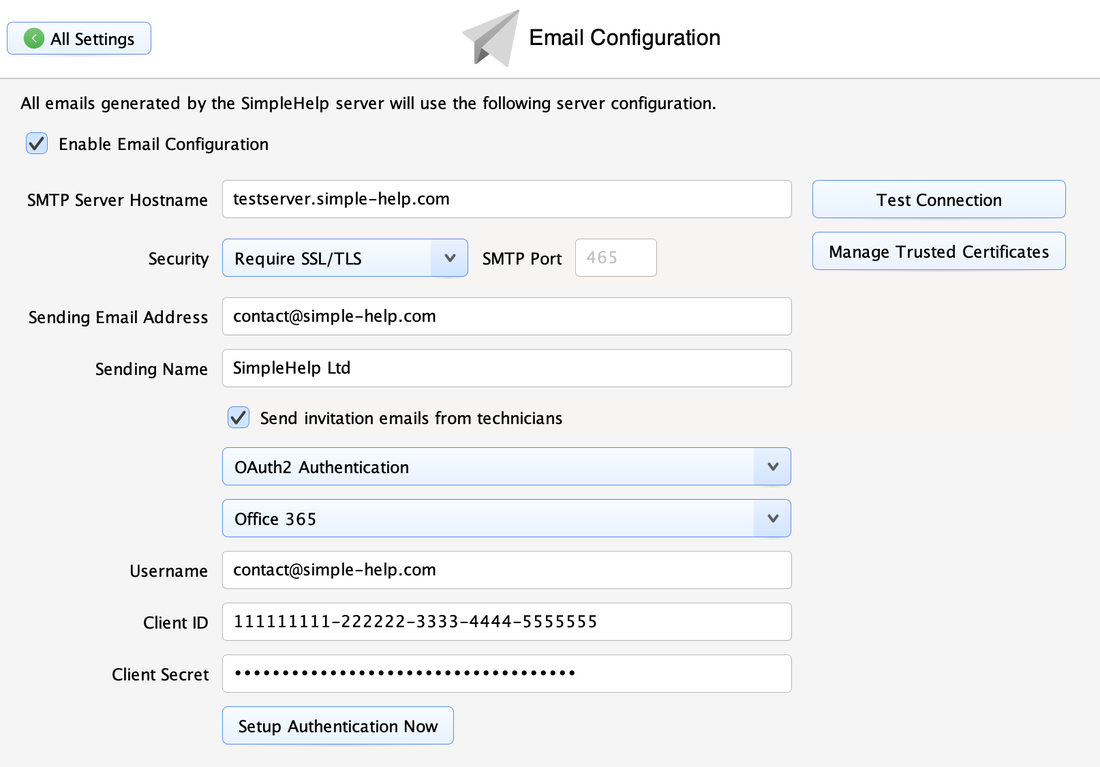 OAuth2 Screenshot