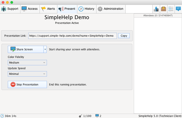 Presentation Screenshot
