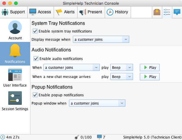 Notification Screenshot