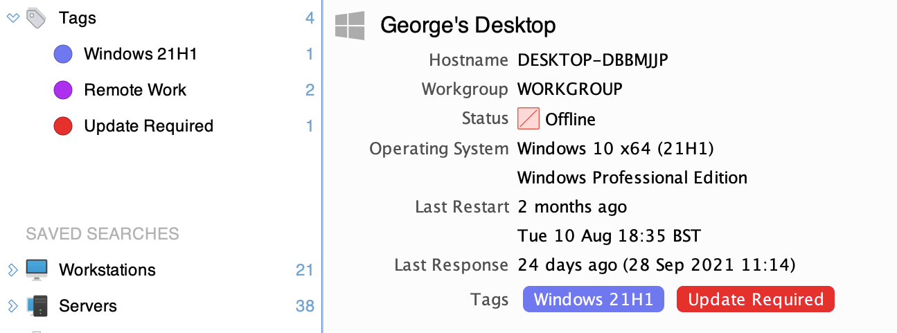 Tags Screenshot