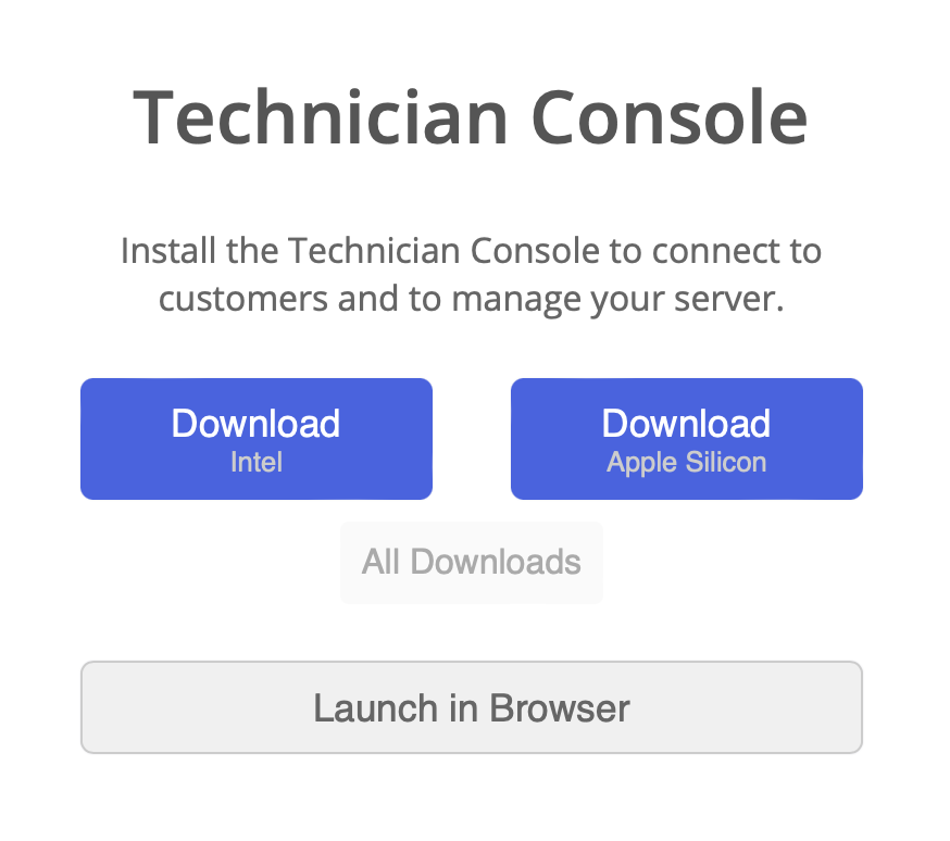 Web Tech Launch Screenshot